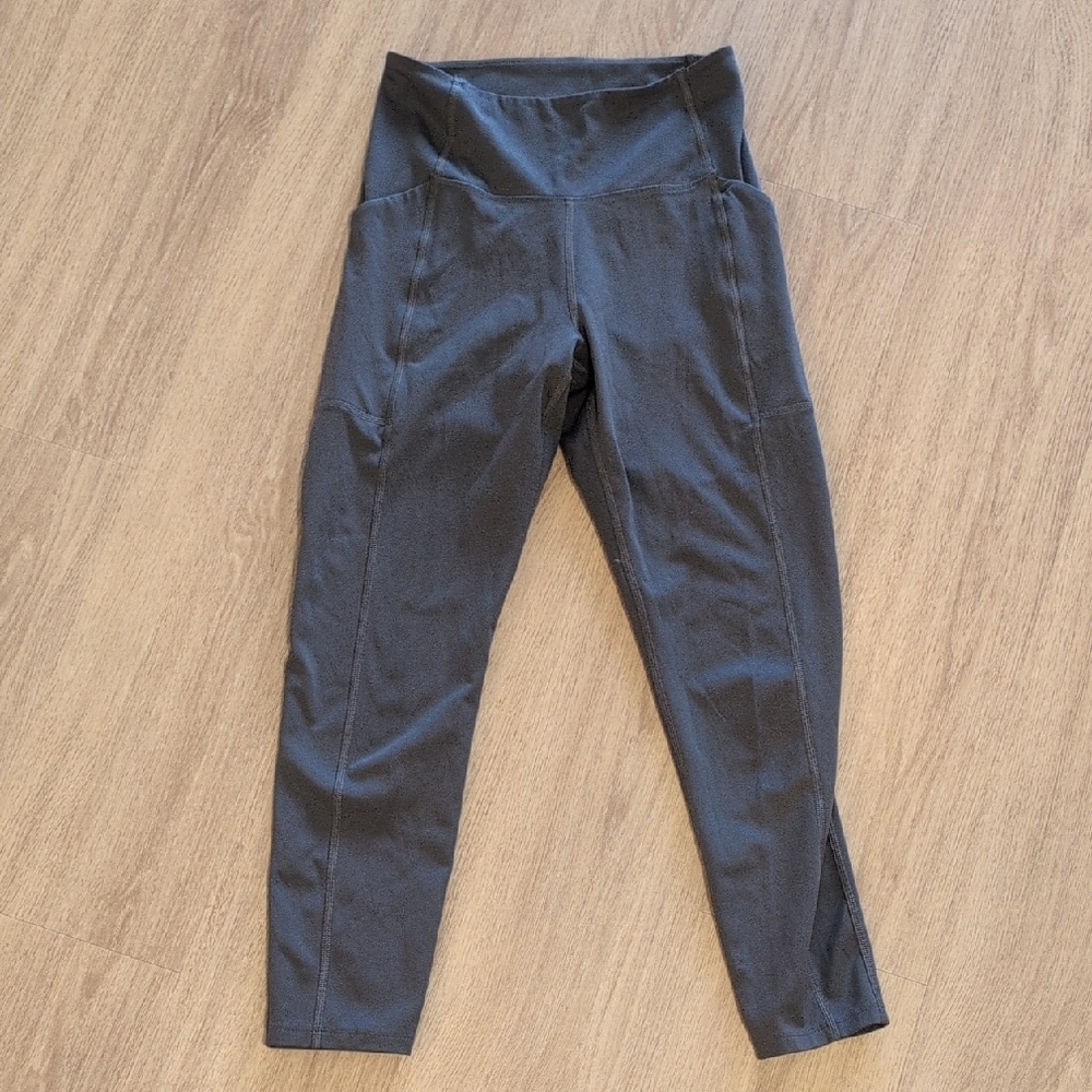 Gray High-Waisted Girlfriend Leggings